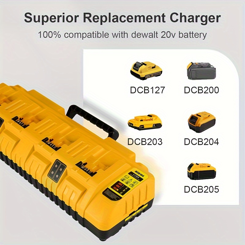 1pc Dcb104 Battery Charger Station Replacement For Battery Charger