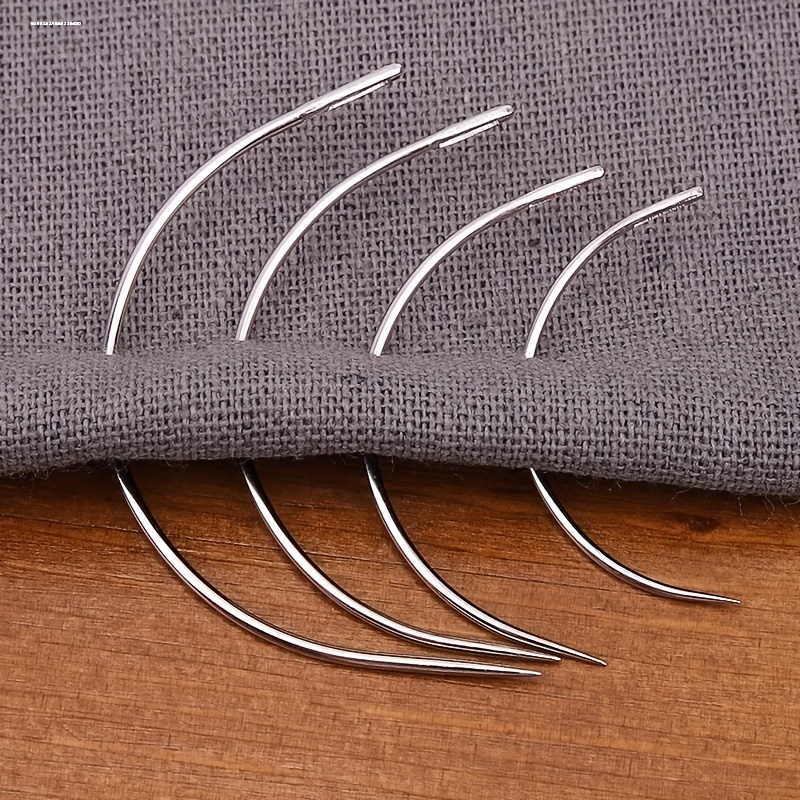 Hand Sewing Needles Big Eye With Wooden For Case Different Sizes Stitching  Pins