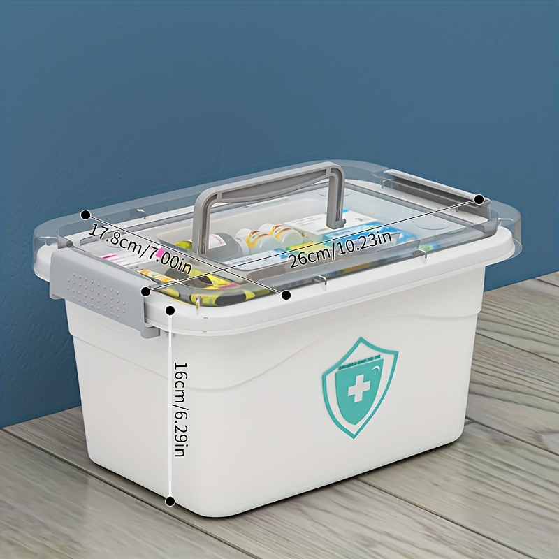 1 Stück mehrschichtige kleine Medizinbox, Aufbewahrungsbox für  Familienmedizin, Aufbewahrungsbox für Handarbeiten - Temu Germany