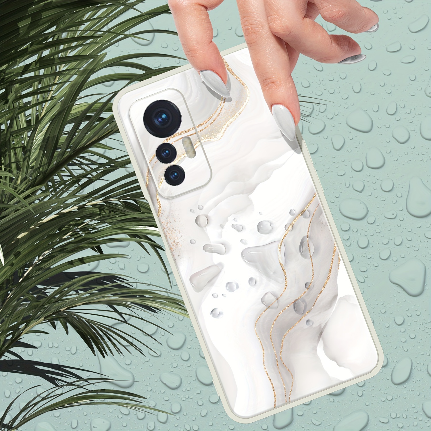 

White Marble Pattern Is Suitable For Redmi Note 8 10 11 12 S Se 4g 5g T Pro Promax Pro-4g Lite Youth Edition Tpu Material Phone Case