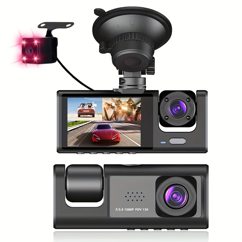 Kaufen Sie China Großhandels-3-kanal-dashcam Vorne Und Hinten Innen, 1080p  Vorne Und Innen Dual-dashcam Für Autos, Auto-kamera und Dashcam Für Auto  Großhandelsanbietern zu einem Preis von 16.59 USD