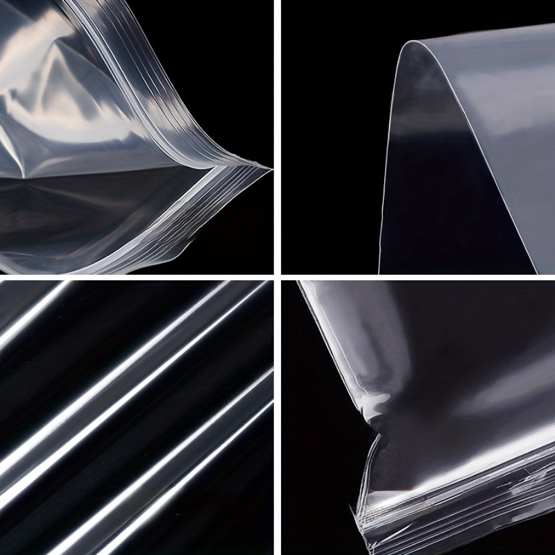 300 Bolsas Plástico Transparente Reutilizables Cierre - Temu