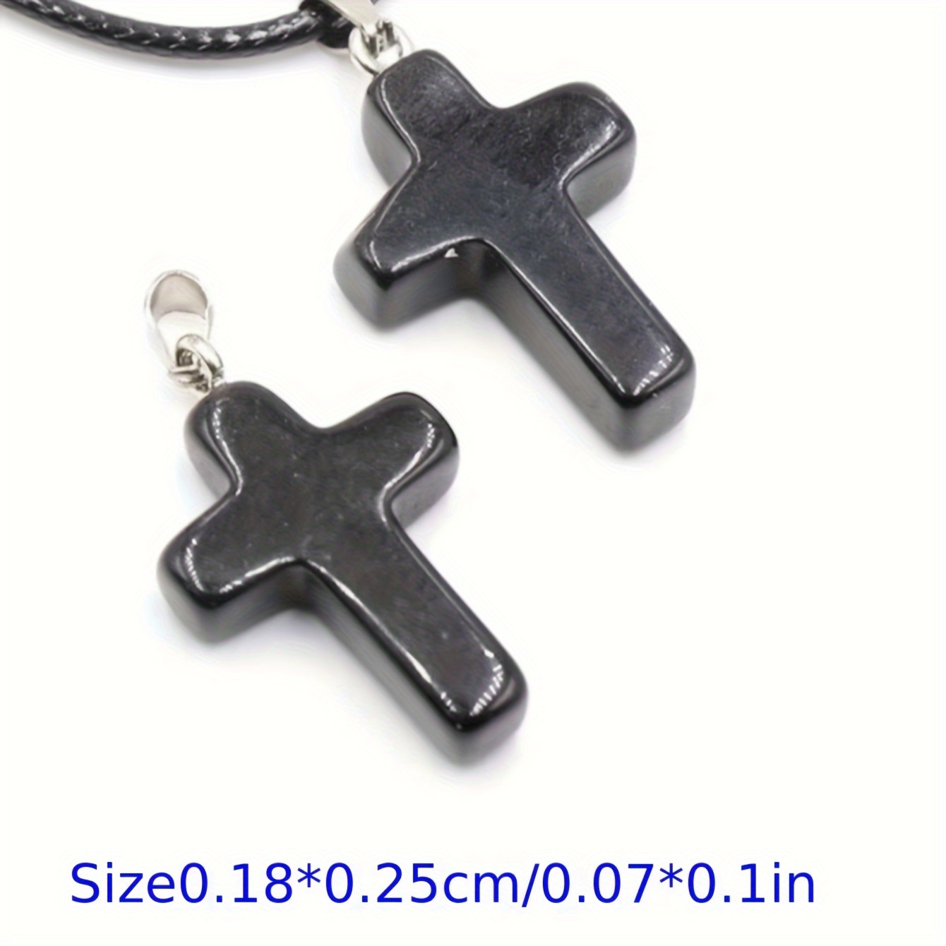 1pc Natural Crystal Cross Stone Pendant Colorful Cross Charms Bulk For DIY  Jewelry Pendant Making Supplies