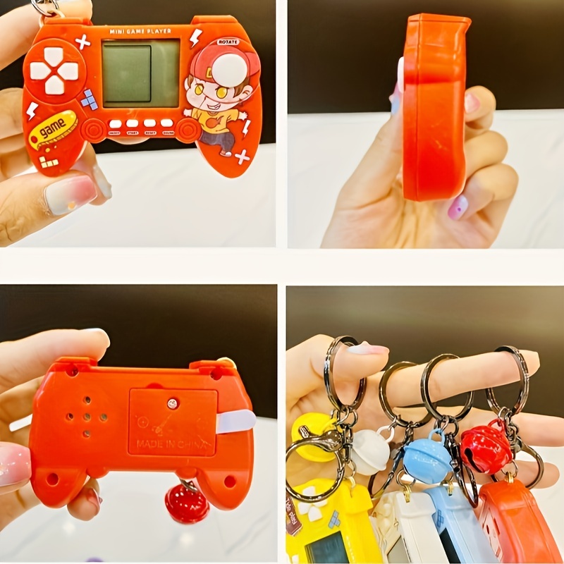 1pc PVC Individual Game Machine Keychain Mini Cartoon Game Console