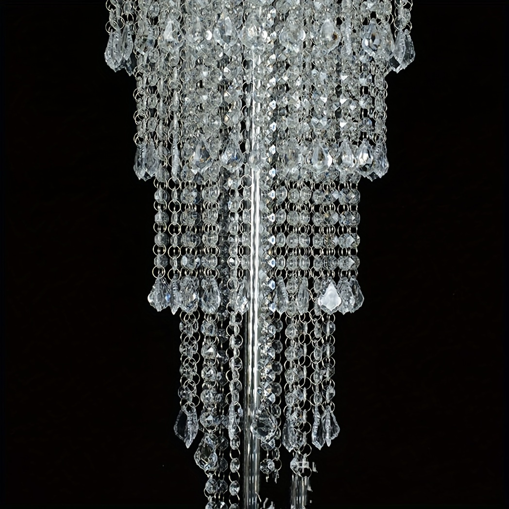 Acrylic Crystal Garland Strands String Of Beads W/crystal - Temu