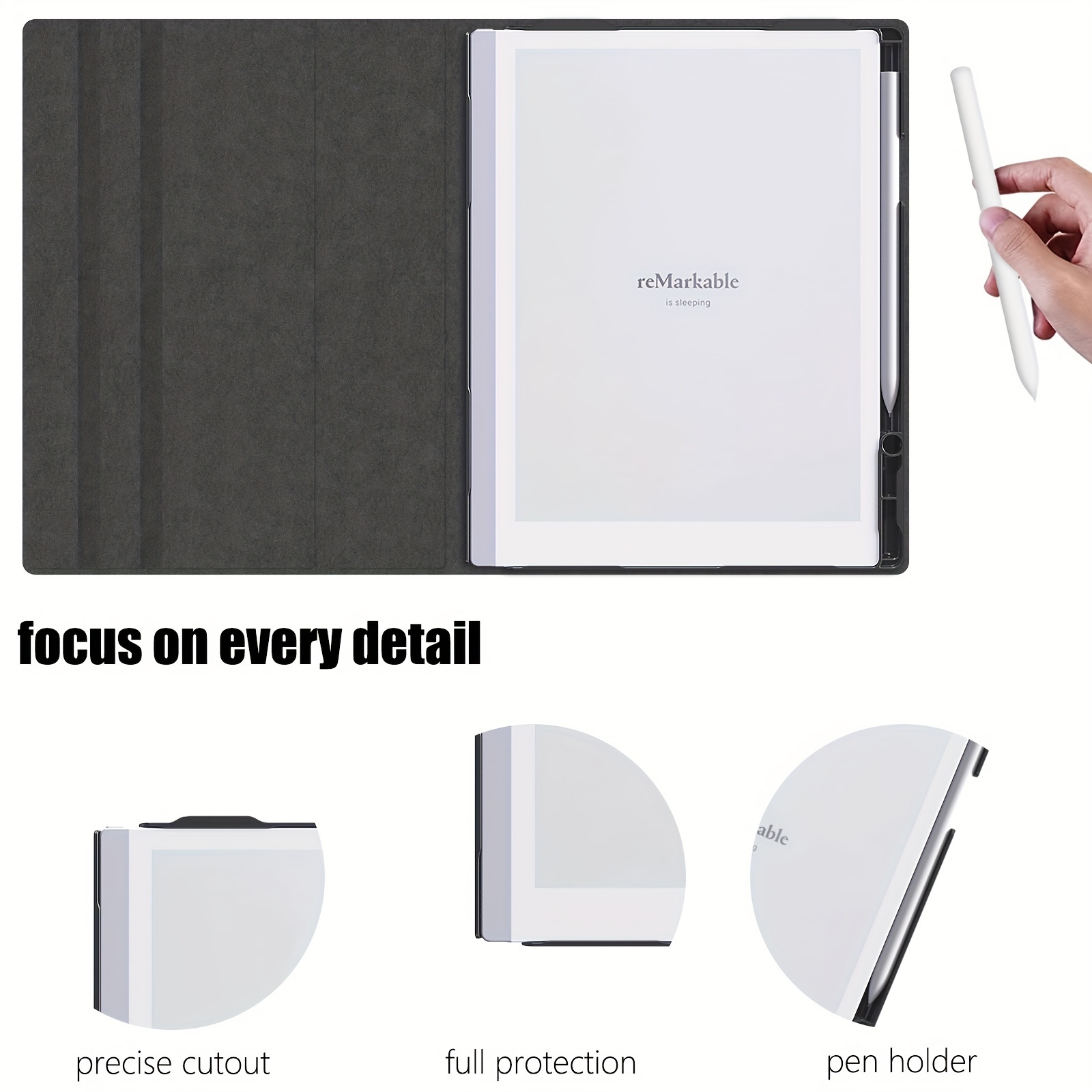 Case for Remarkable 2 Paper Tablet 10.3 2020 Released, Slim Lightweight  Protective Stand Cover Book Folio Leather Case for Remarkable 2 10.3  Digital