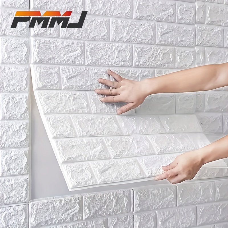Self-adhesive 3d Wallpaper Foam, 3d Wall Panels Foam Sticker