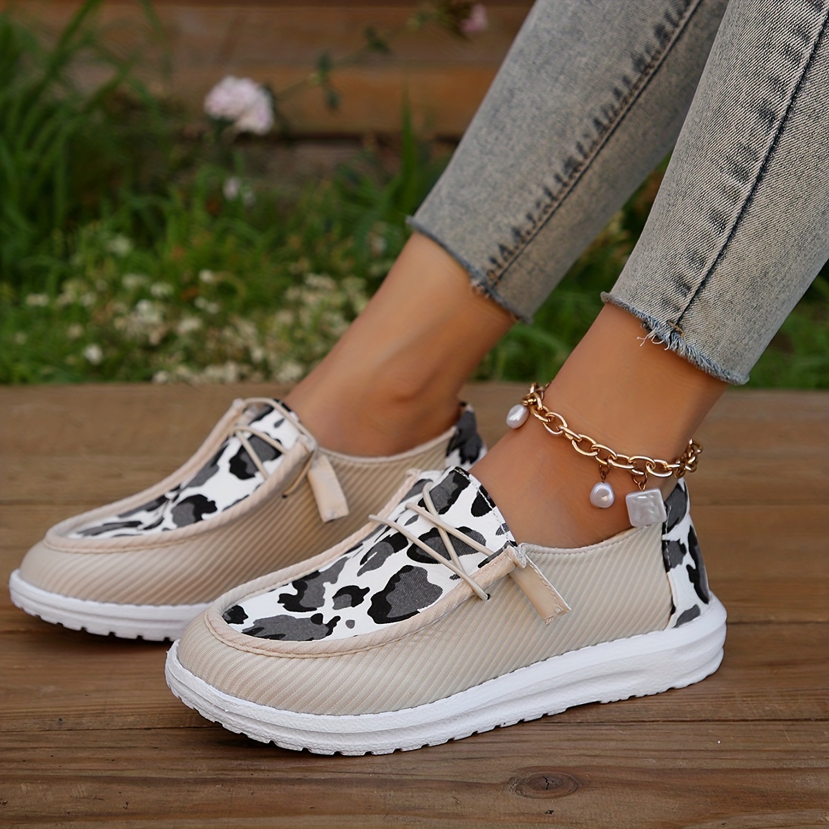 Cow Shoes - Cow low top Sneakers, Shoes with deals Cow Print,Women shoes, brown and white cow shoes, cow print unisex shoes