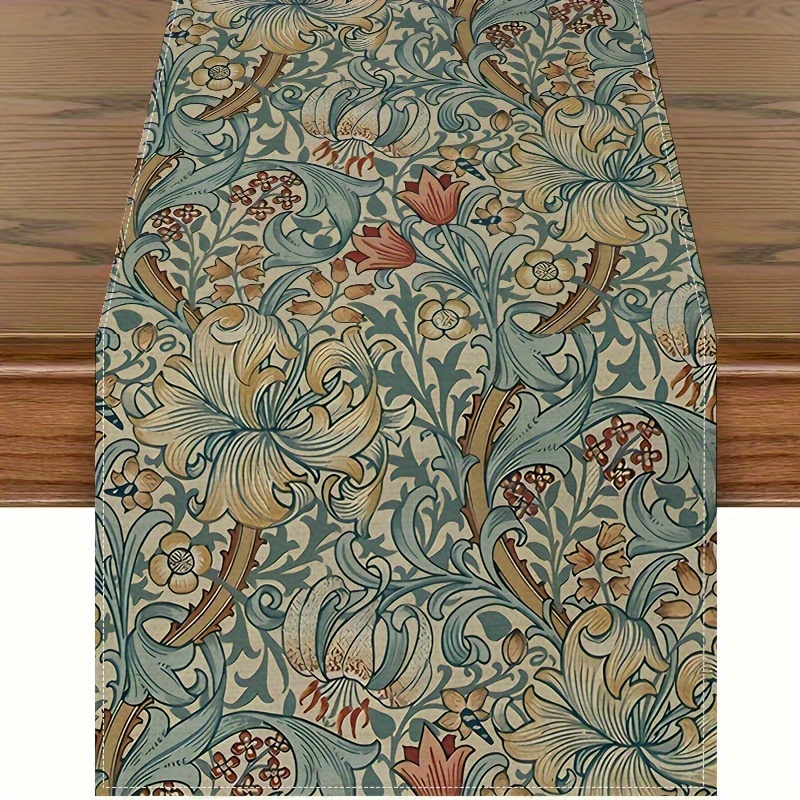 Table Runner William Morris Table Runner Bohemian Style - Temu United  Kingdom