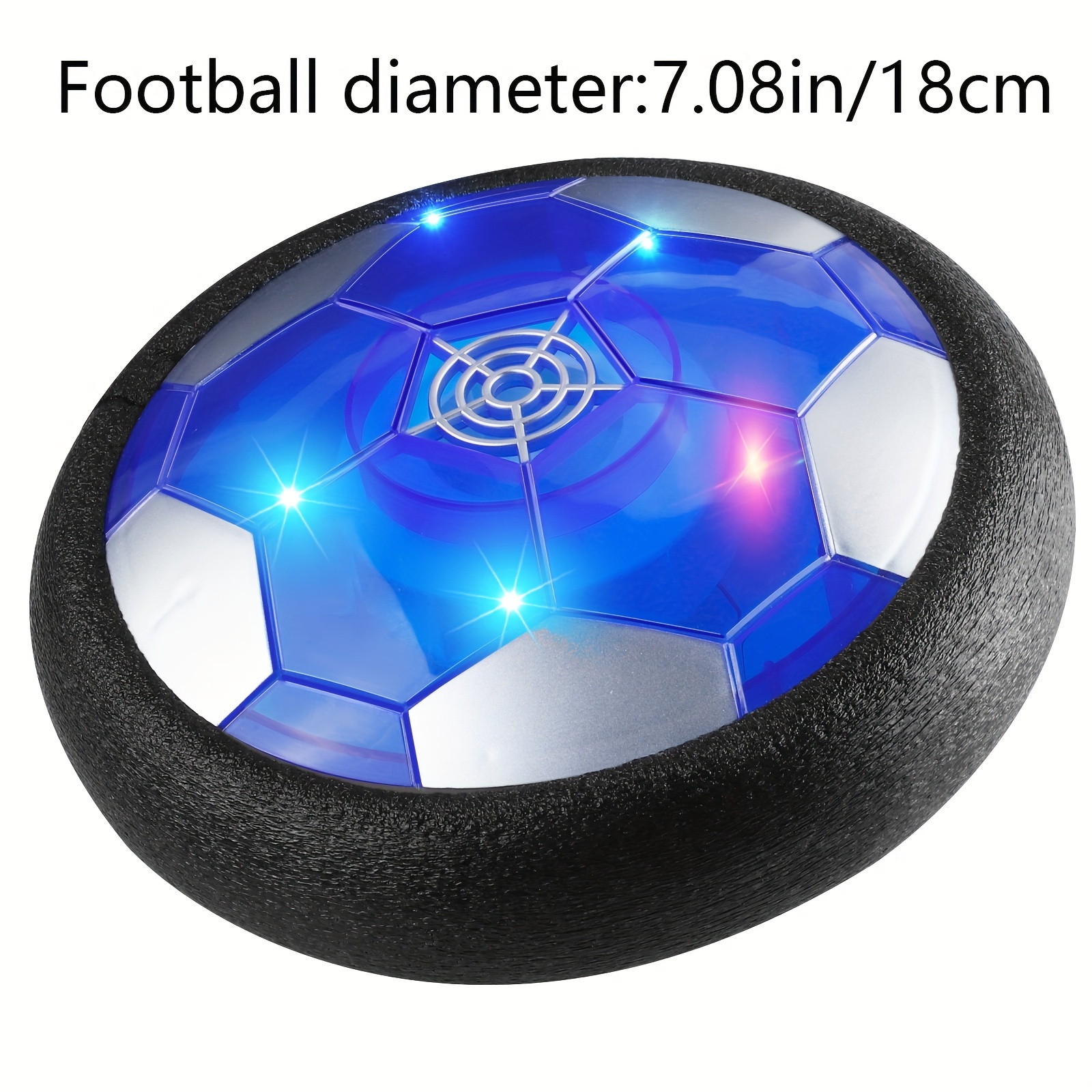 Floating Soccer Boy And Girl, Rechargeable Air Floating Soccer, With LED  Lights And Foam Bumper, Soccer Gifts Suitable For 8-12 Year Old Children,  Boy