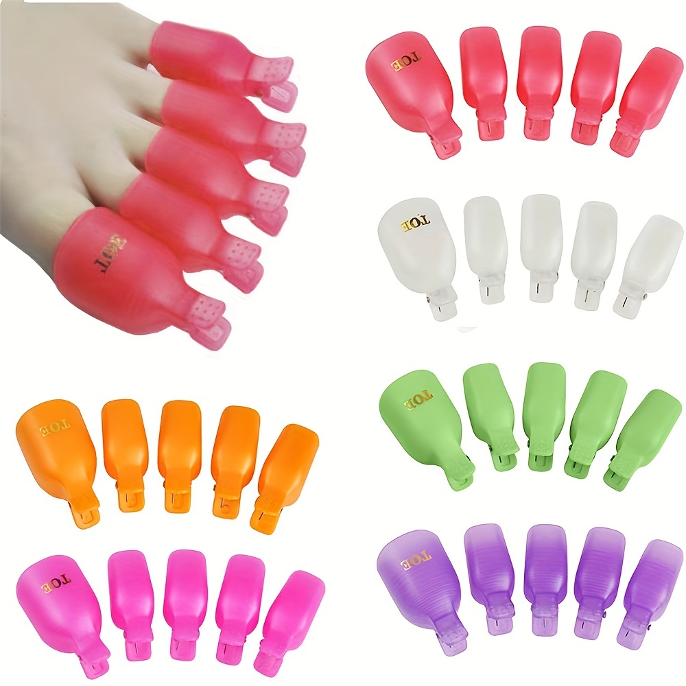 Gel Nail Polish Remover Clips Kit Double Ended Metal Cuticle - Temu United  Kingdom