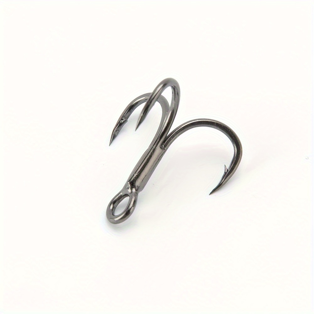 No. 1 no. 14 Barbed Iron Treble Hooks Sharp Anchor Fish Hook - Temu
