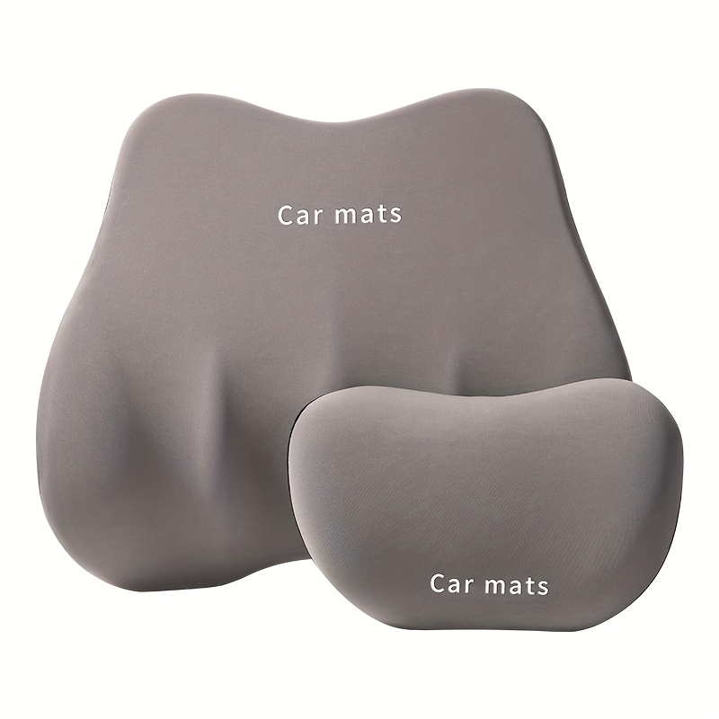 Comprar Reposacabezas de asiento de coche Universal, diseño ergonómico,  cojín para descanso del cuello, almohada de espuma viscoelástica duradera  para el cuello, almohada de cuello para coche transpirable