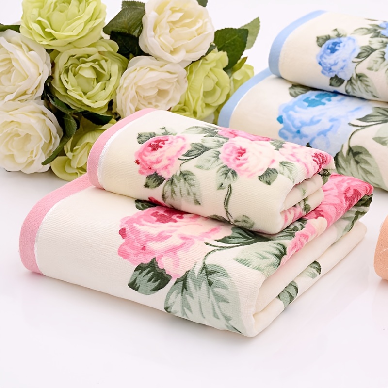 Floral Bath Towel Sets, Floral Bathroom Towels