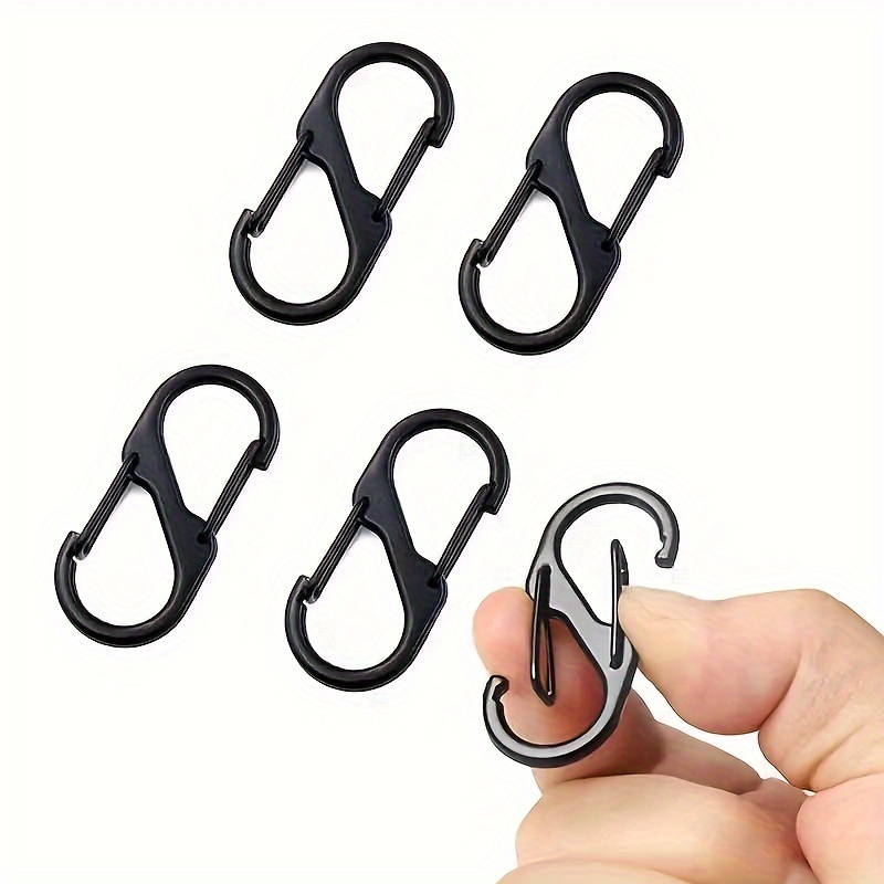 20pcs Small Carabiner Clip Spring Snap Hooks Stainless Steel Carabiner  1.57inch
