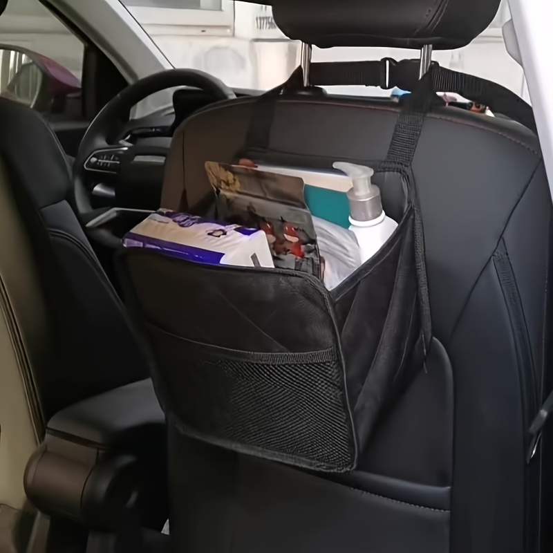 Car Storage Bag Foldable Car Seat Back Hanging Storage Bag - Temu