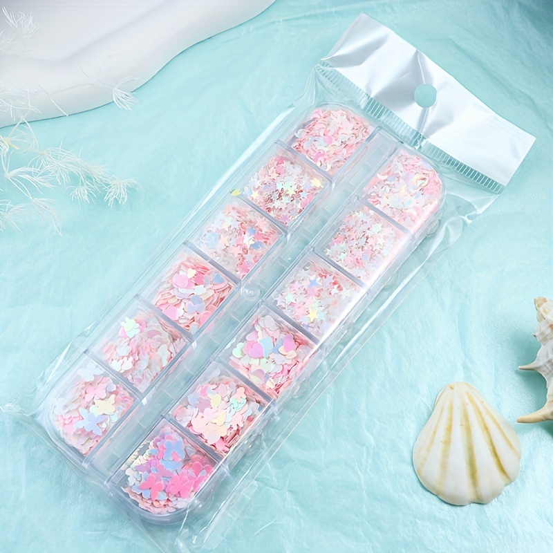 Mix Macaroon Colors Nail Sequins For Craft Glittering Star - Temu
