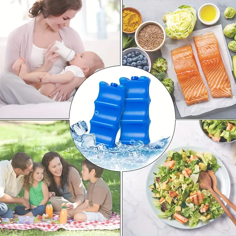 Reusable Breastmilk Cooler Ice Packs - Efficient Storage Solution For Busy  Breastfeeding Moms Reusable Ice Packs With