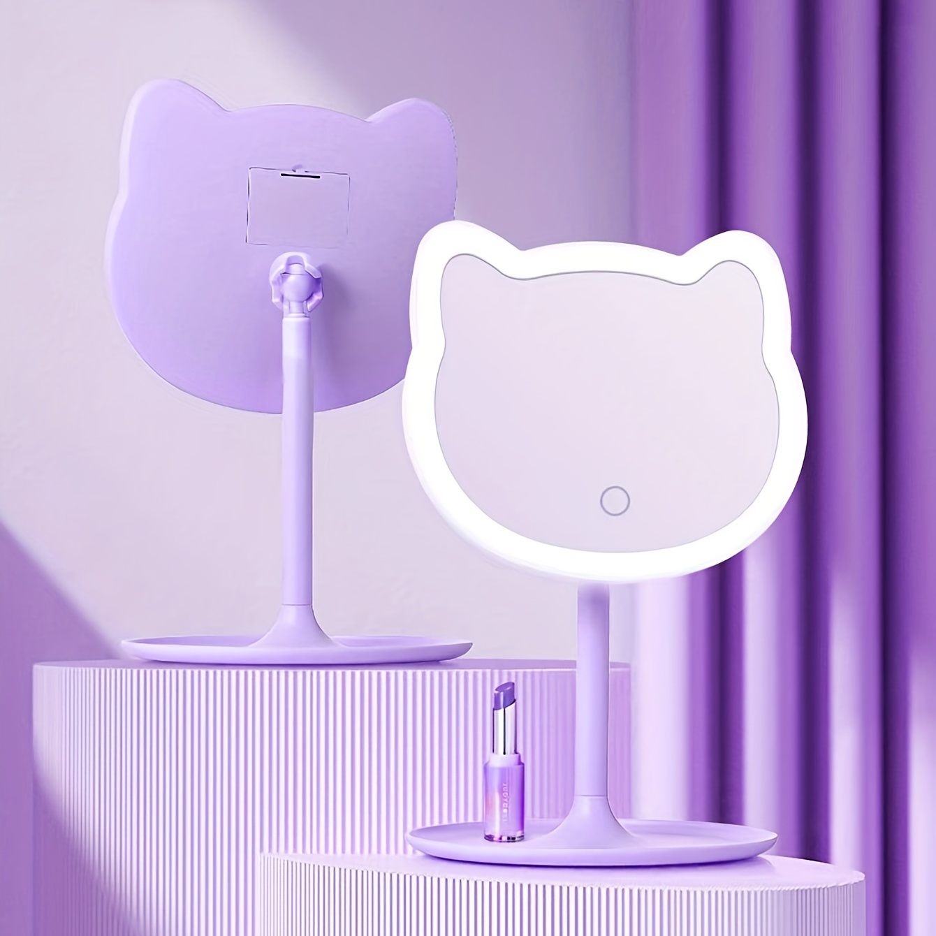 Impressions Vanity for Hello Kitty LED Rechargeable Makeup Mirror