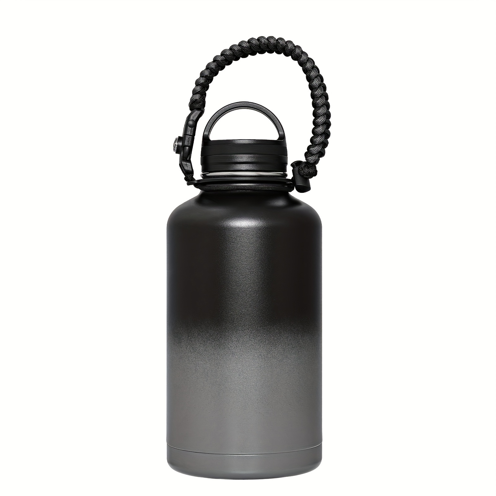 1pc Insulated Water Bottle 64oz 128oz Dishwasher Safe Half - Temu