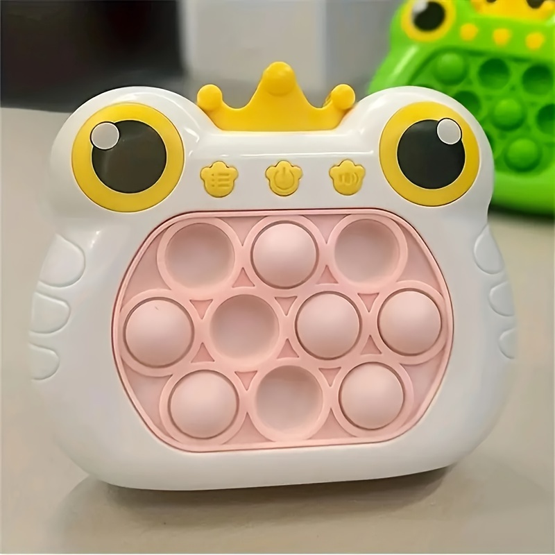 Frog Shaped Fast pop it Sensory Game Children Press It Handle Electronic  Memory Game