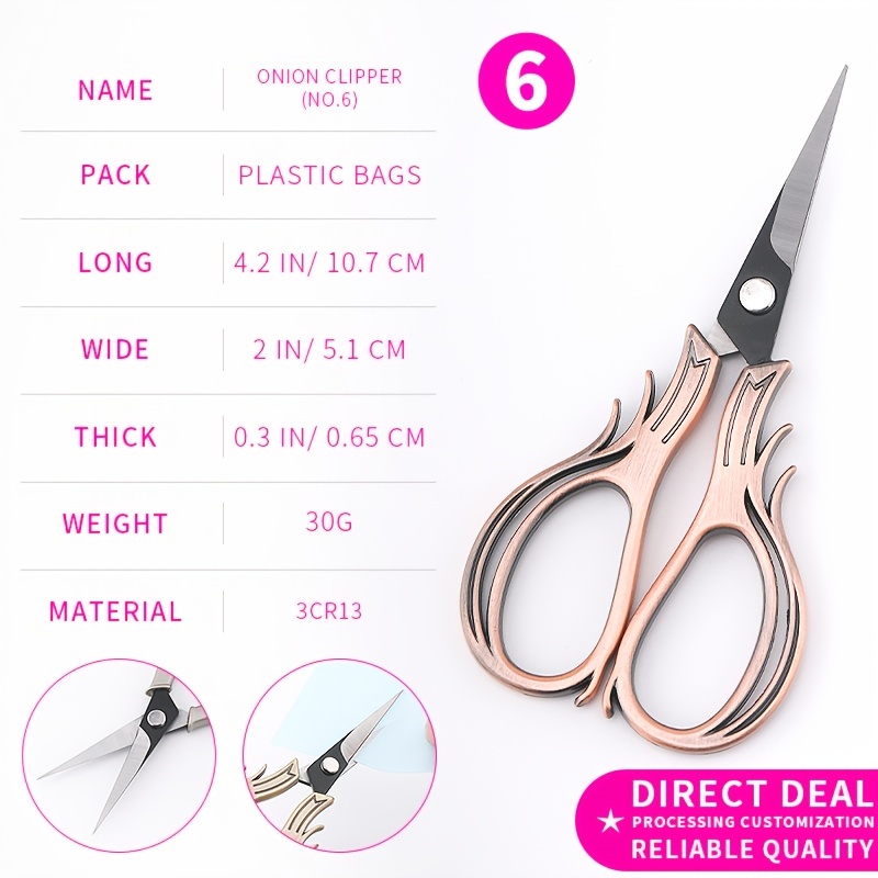 1Pc Thread Cutter U-shape Sewing and Embroidery Scissors for Yarn Threads  Fabric Craft Needlework Scissors