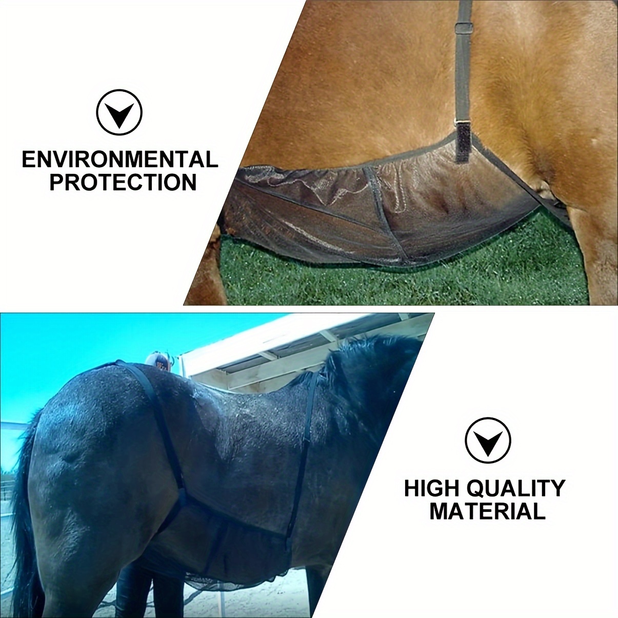 Horse Belly Guard Horse Ride Fly Sheet Mesh Belly Protector - Temu