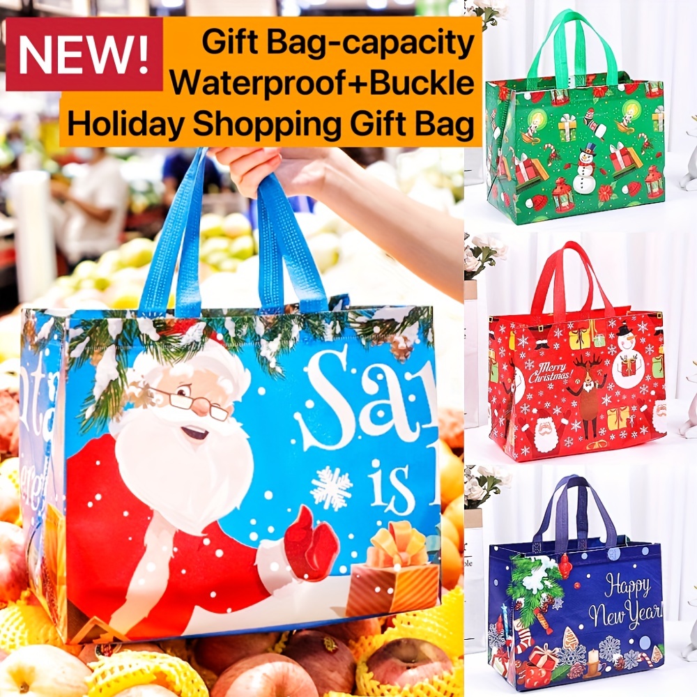 Beach Summer Travel Shopping Gift Bag, Birthday Gift Bag Reusable Non-woven  Grocery Tote Bag,waterproof Holiday Party Decorations - Temu
