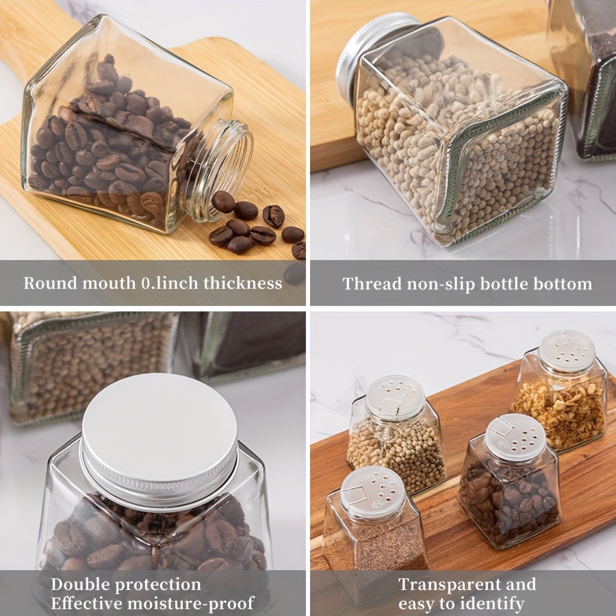 10 oz Glass Spice Jars