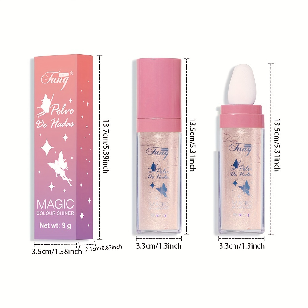 3-Pack Waterproof Bronze Glitter Body Shimmer