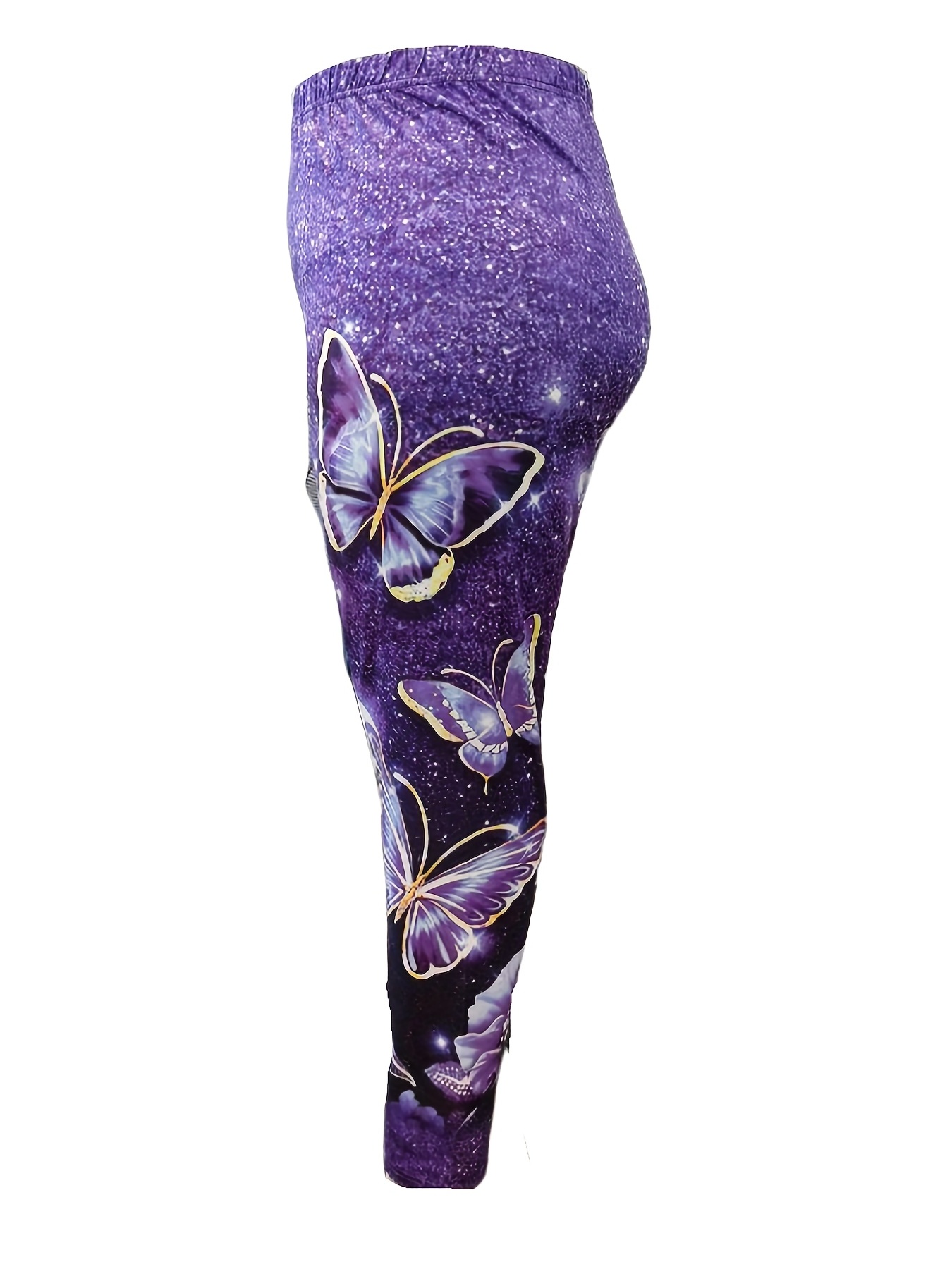 Purple Butterfly Tights