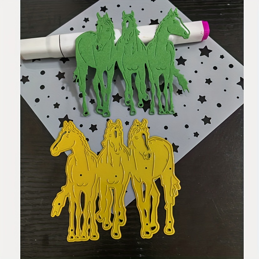 

1pc Animal Horse Metal Cutting Molds Cutting Molds Decorative Scrapbooking Paper Processes Tool Molds Blade Stamping Molds