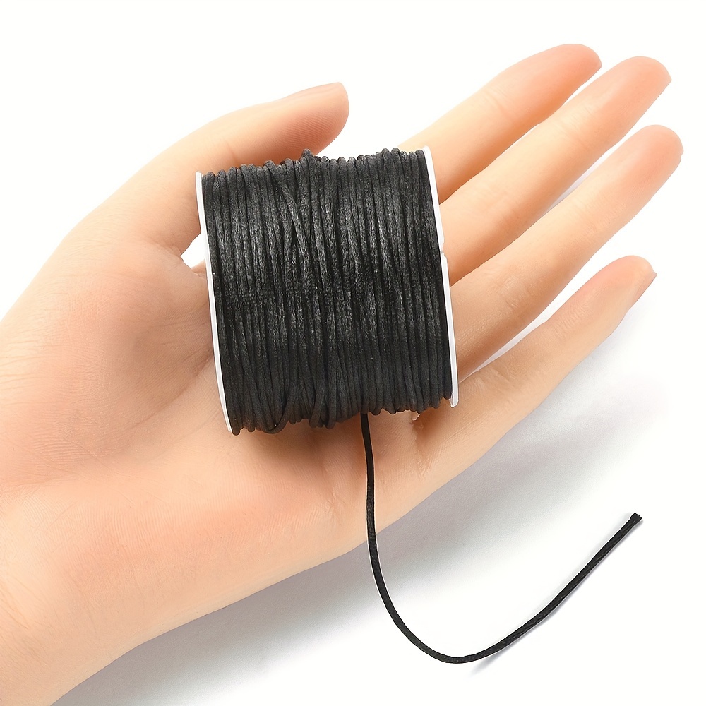 1roll/30m 1mm Nylon Cord For Diy Jewelry Making, Braiding, Suitable For  Bracelets And Necklaces Production