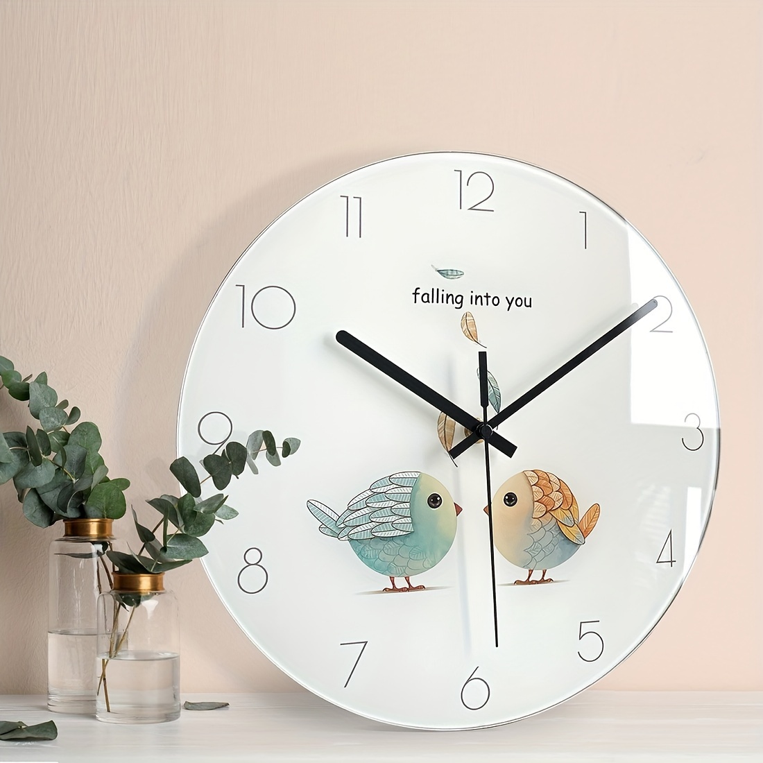  Reloj de cuco, reloj de pared de cuco con péndulo, reloj de  pájaro, voz de pájaro natural o llamada de cuco, reloj de cuarzo péndulo de  cuco para decoración del hogar