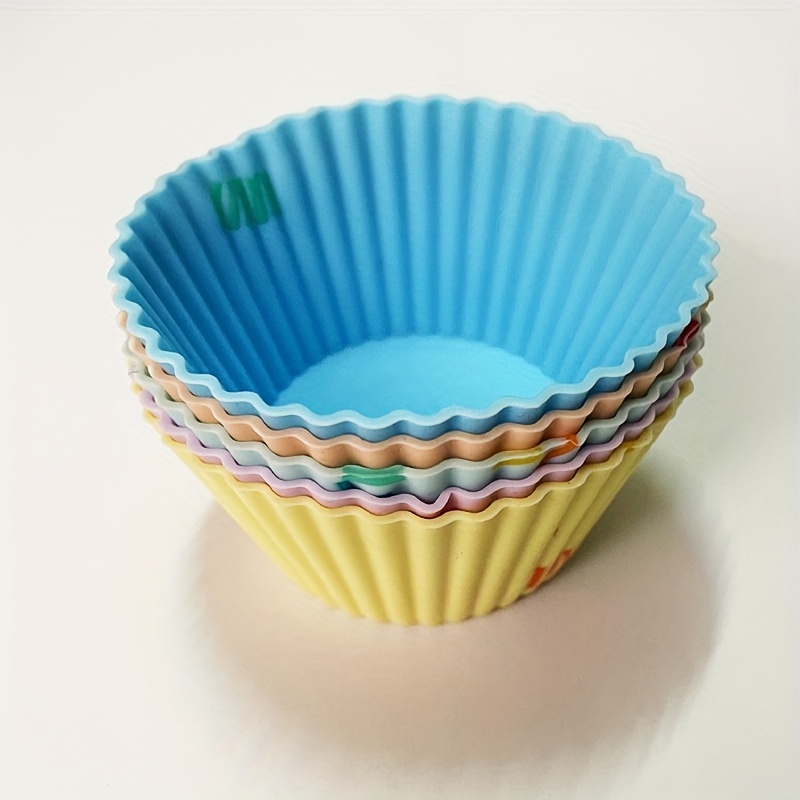 Silicone Cupcake Moulds 2 Cups - Round Shape