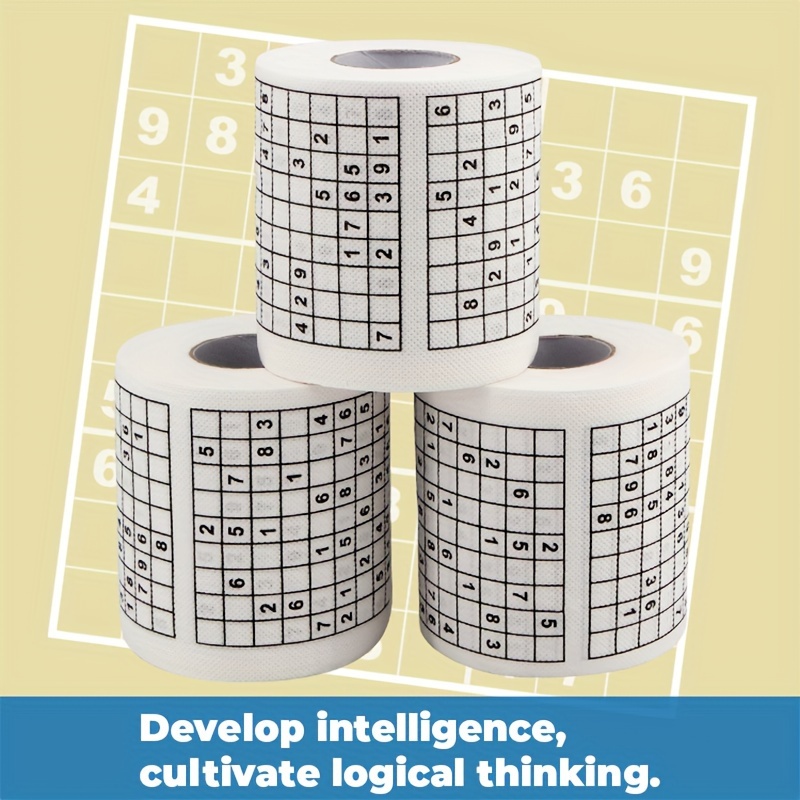 Paper + Design Papier toilette Sudoku 1 rouleaux à 3 couches