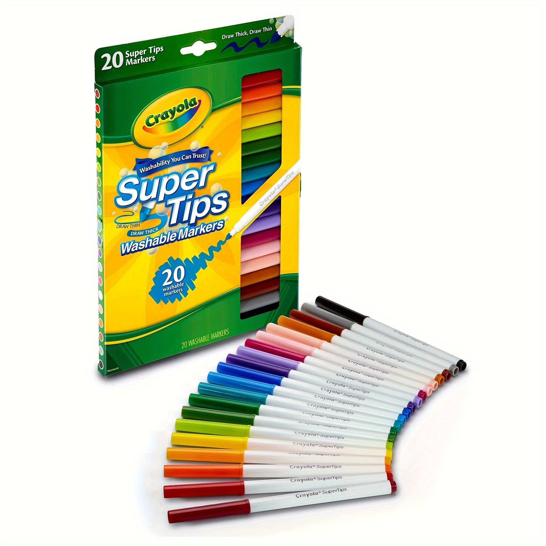 Super Tips Markers Coloring Book Markers 20 Count - Temu