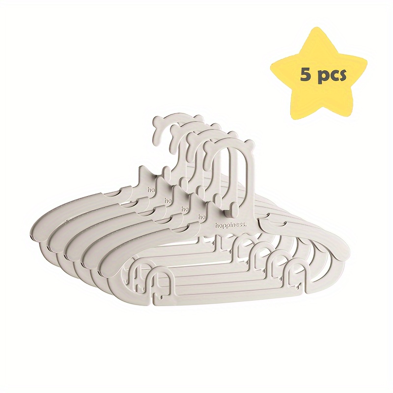 SMARTOR Plastic Hangers 50 Pack - Plastic Clothes Hangers Heavy