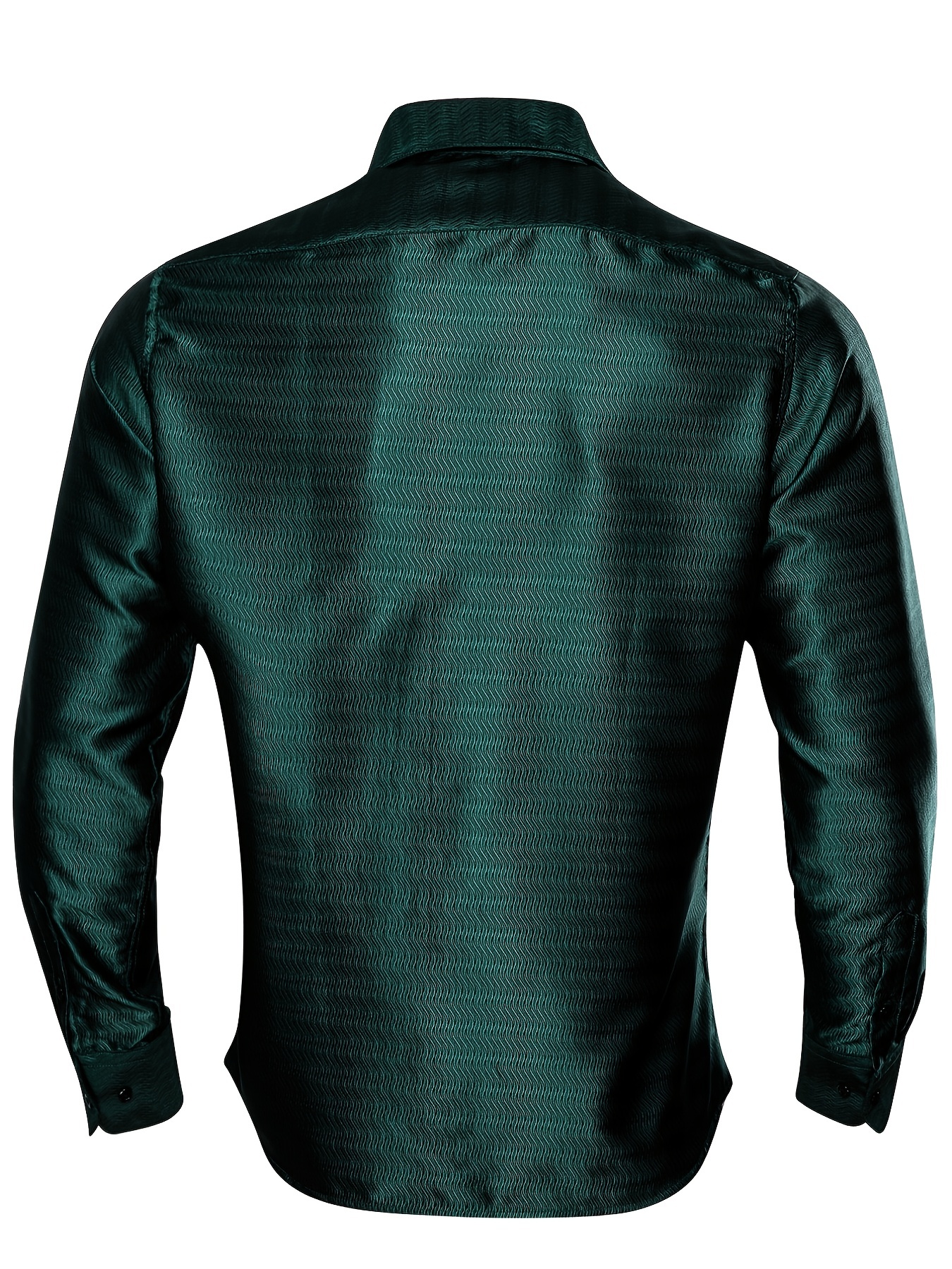 dark green silk shirt mens