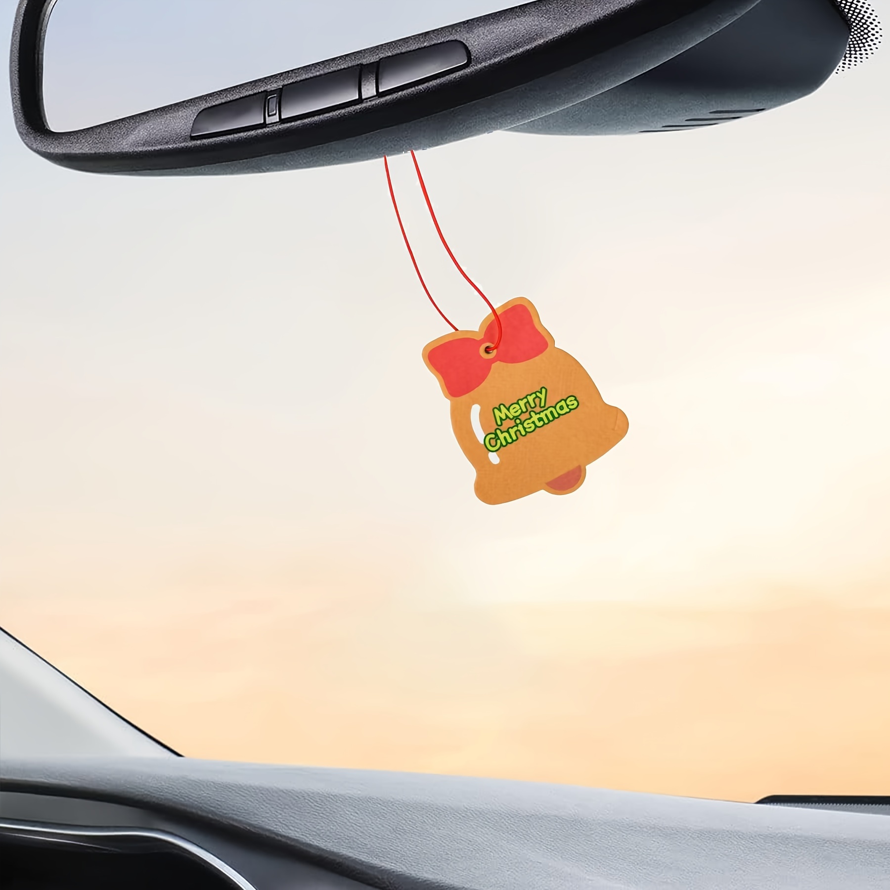 12PCS Pack Car Air Freshener Perfumed Leaves Leaf Paper Hanging Car  Accessories