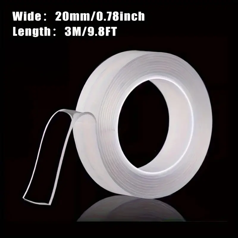 3 Size Optional)double Sided Tape Thin Double Sided Tape - Temu