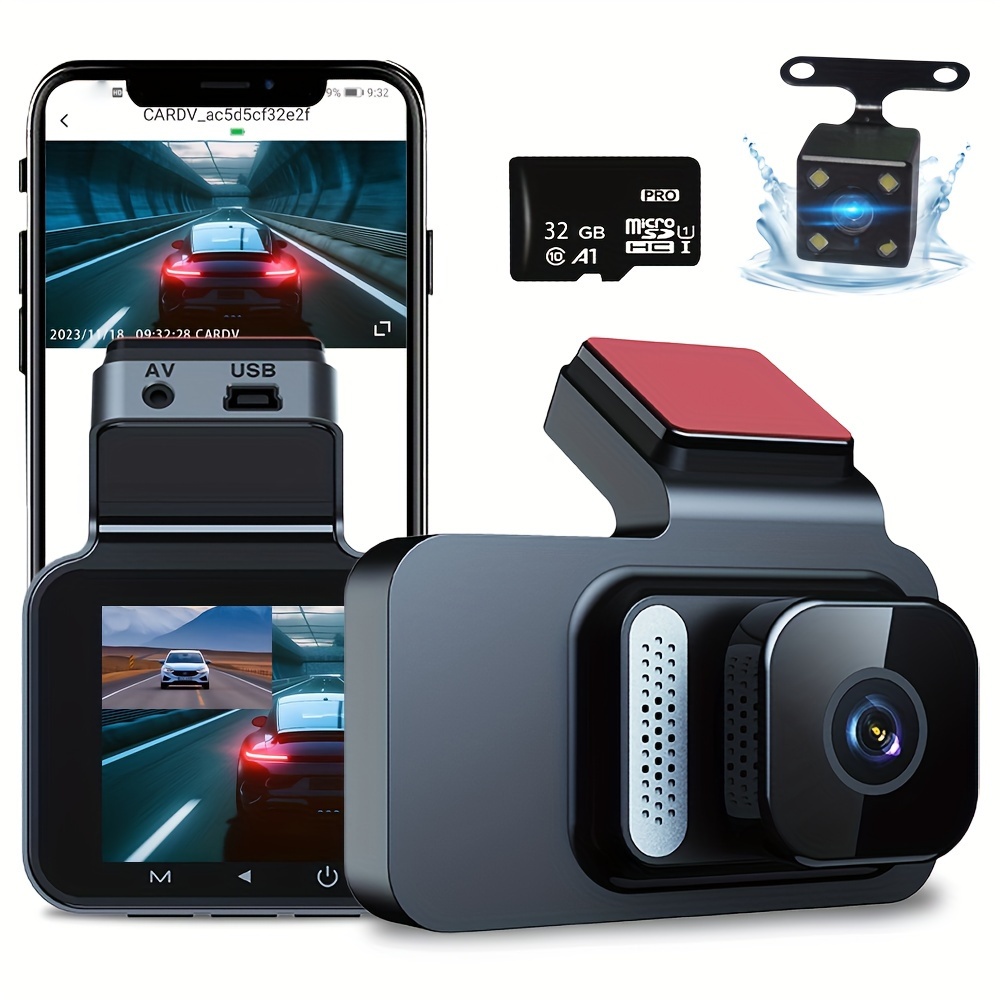 Dash Cam 360 Degrés Pour Caméras De Voiture Tableau De Bord Avant