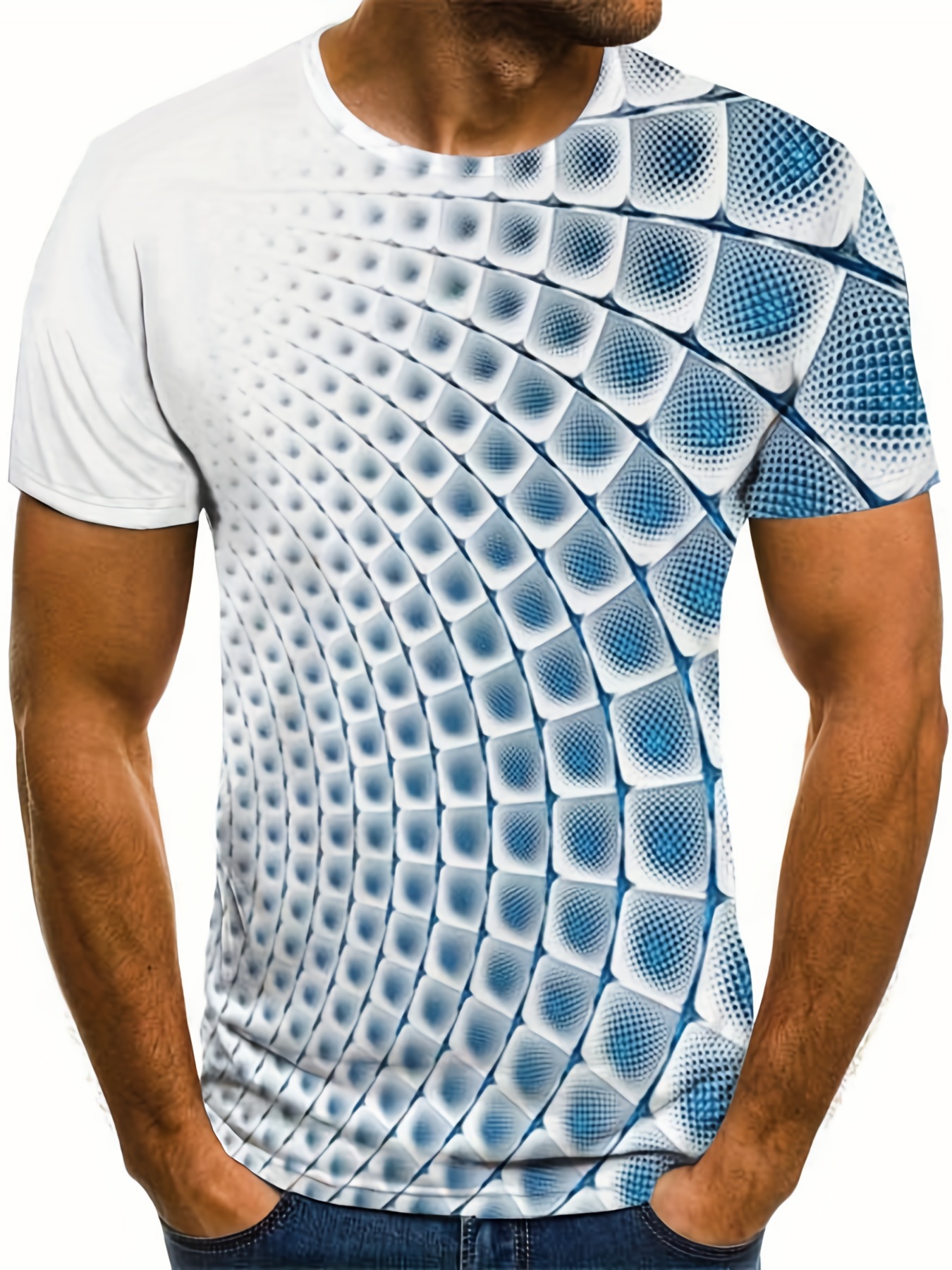 Men's T-shirts Summer 3d, Fashion T-shirt Print