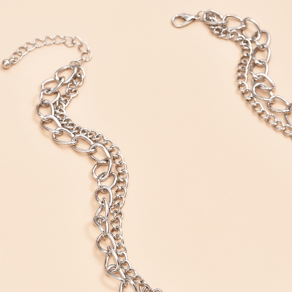 Chunky lock chain necklace - streetwear inspired jewellery