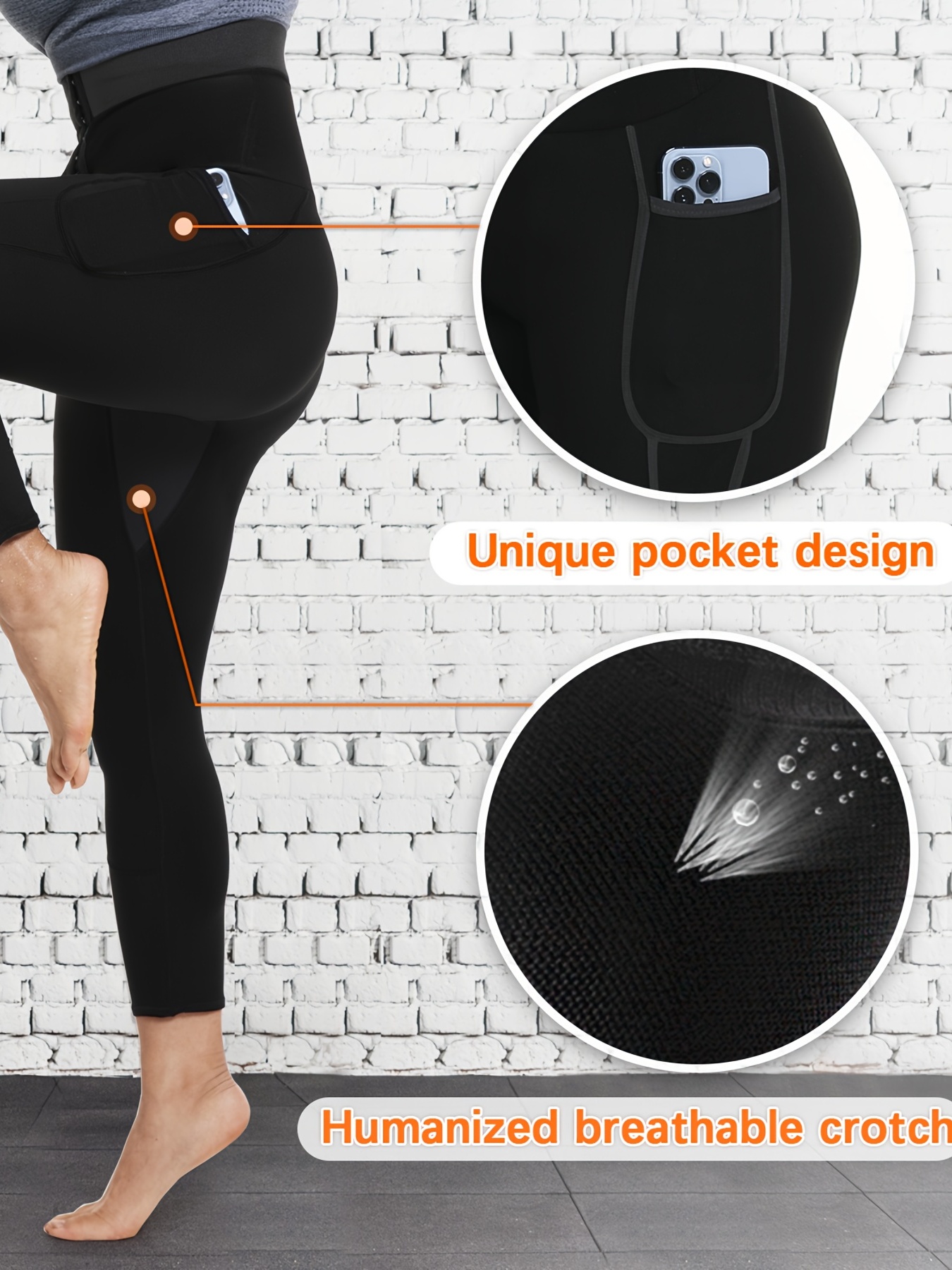 Customize LOGO Women Capris Yoga Pants With Pockets Compression