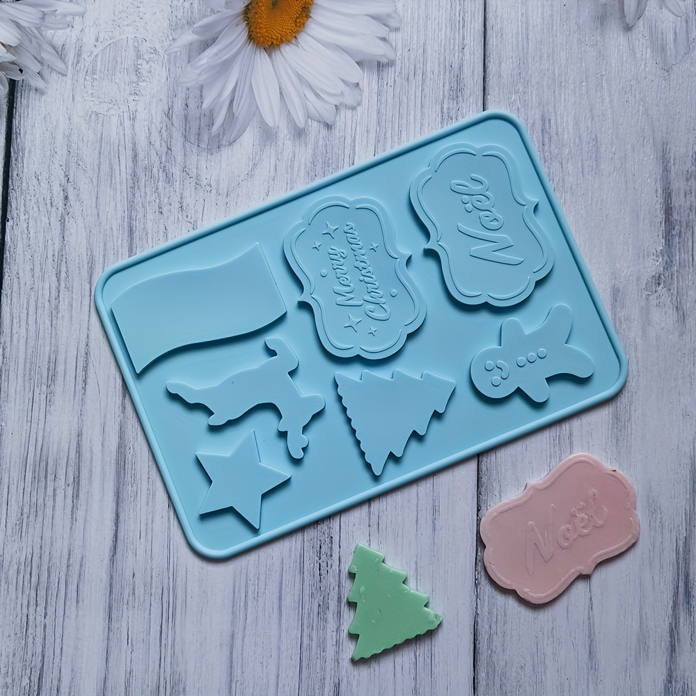 1pc, Christmas Chocolate Mold, 3D Silicone Mold, 25 Cavity Candy Mold,  Pastry Mold, Baking Tools, Kitchen Accessories, Xmas Decor