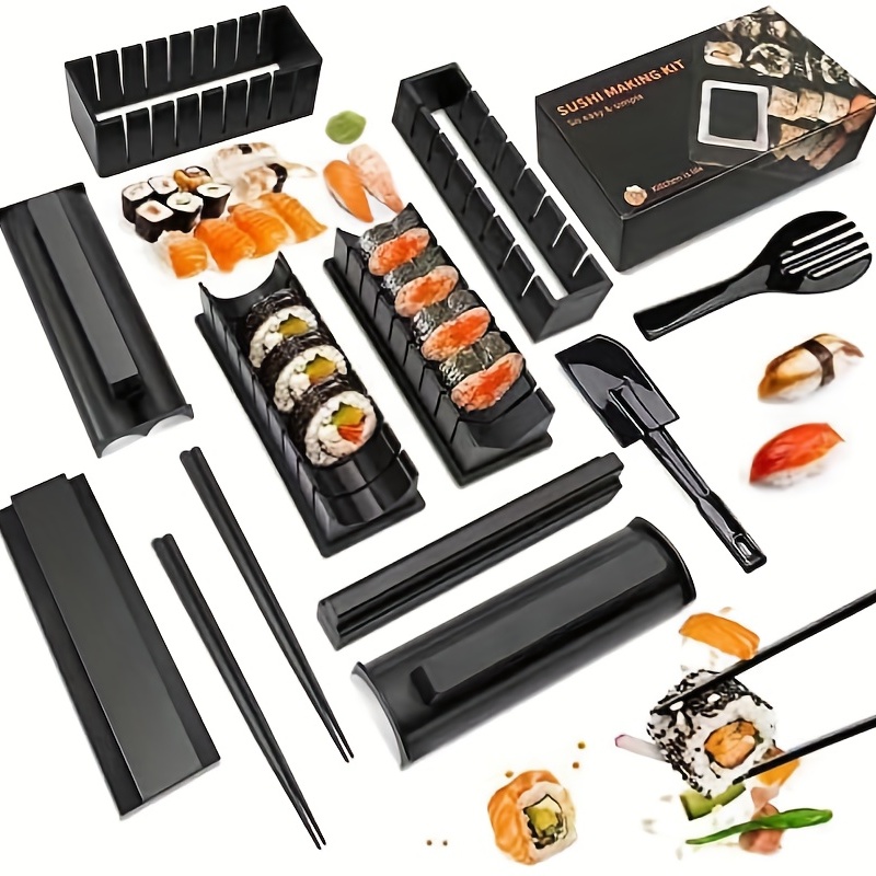 10pcs DIY Mold Cooking Tools Sushi Kit Home Kitchen Machine Sushi