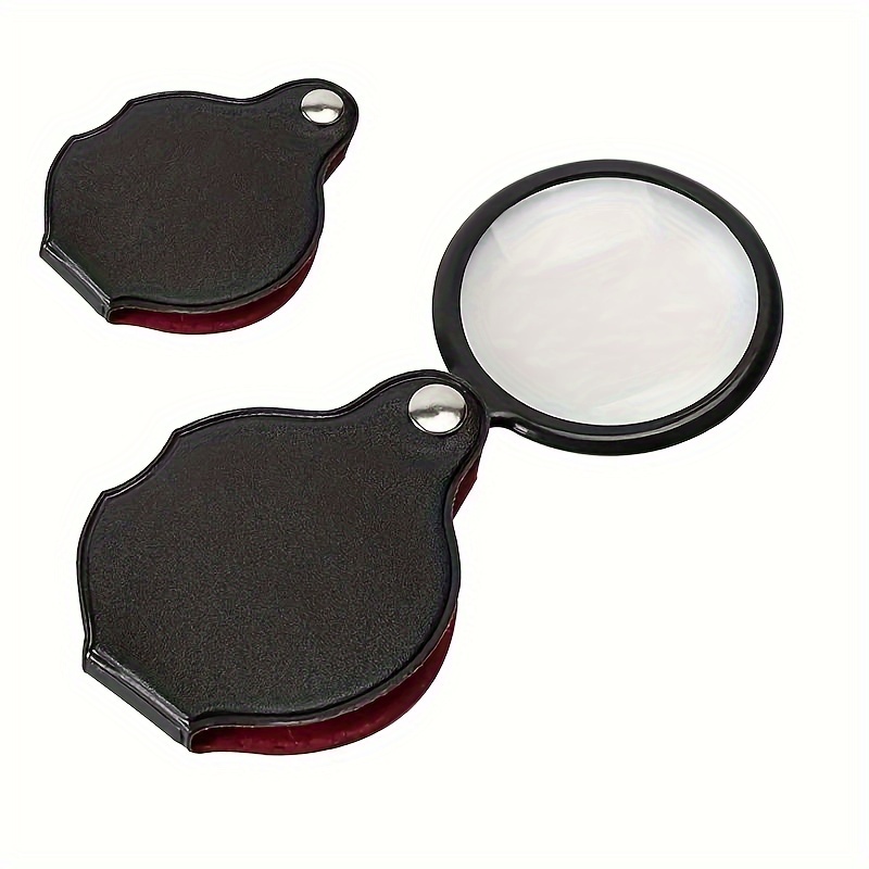 Foldable And Rotating Desktop Magnifying Glass With Light - Temu