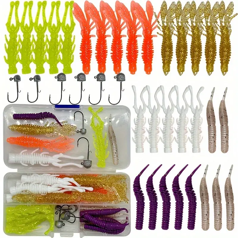Fishing Worms Soft Senko Bait Plastic Fishing Lures for Bass Trout Fishing