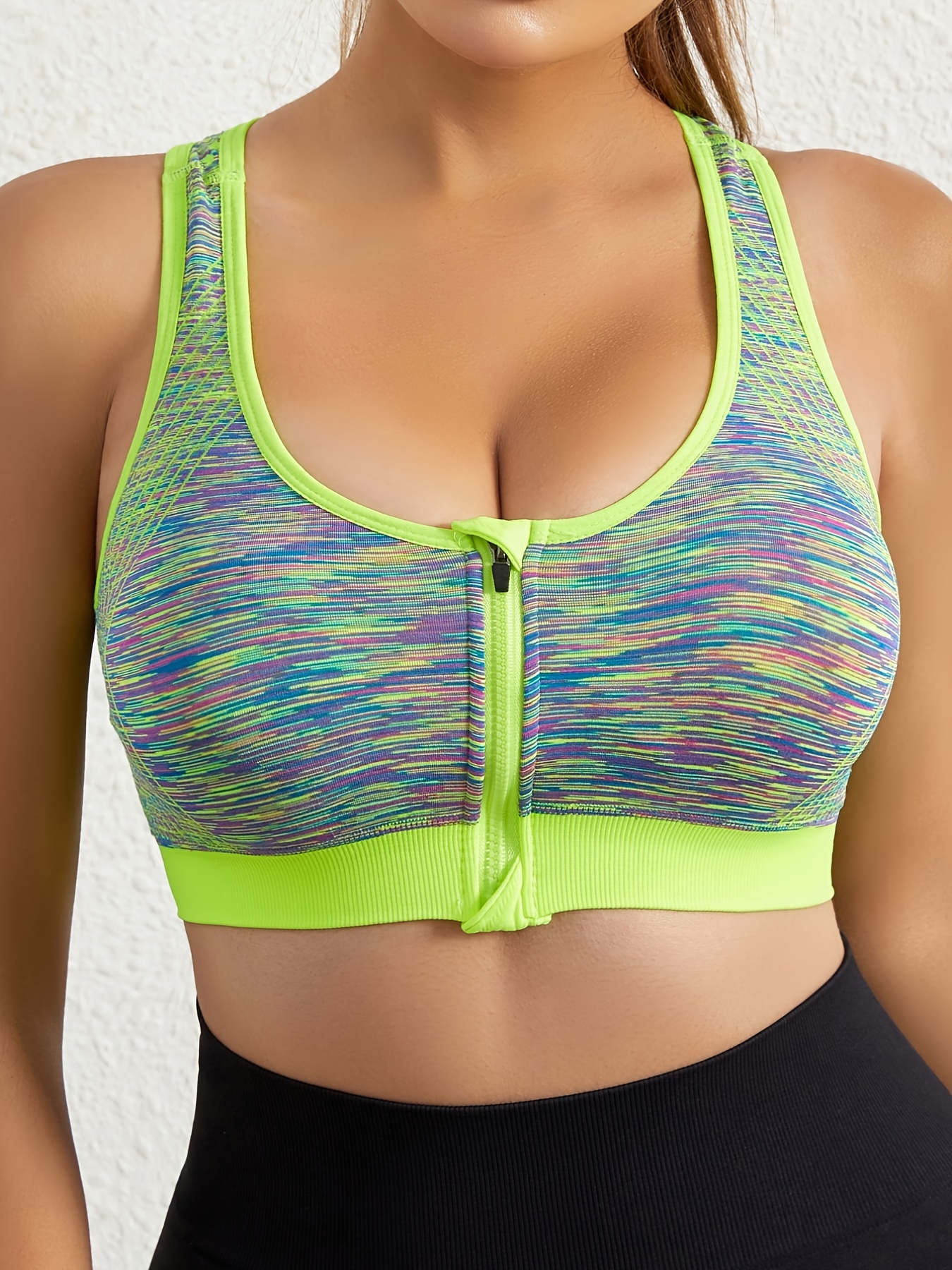 Hide Tummy Top Women's Sports Bra Women's Shockproof Running Training  Fitness Sports Bra No Steel Ring Gathered Back at  Women's Clothing  store